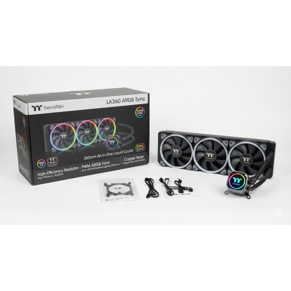 refrigeracion-liquida-thermaltake-la360-argb-sync-aio-3x-cooler-360mm-la360argbsyncaio